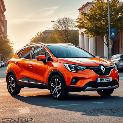 Renault Captur - Nuevo modelo 2024, color naranja, crossover urbano.